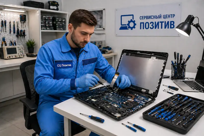 Замена шлейфа матрицы ноутбука в Егорьевске