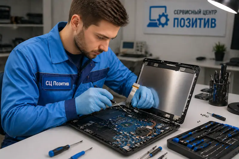 Ремонт шлейфа матрицы ноутбука в Егорьевске