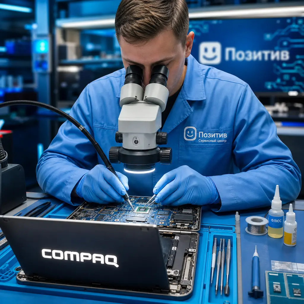 Замена видеокарты ноутбука Compaq в Егорьевске