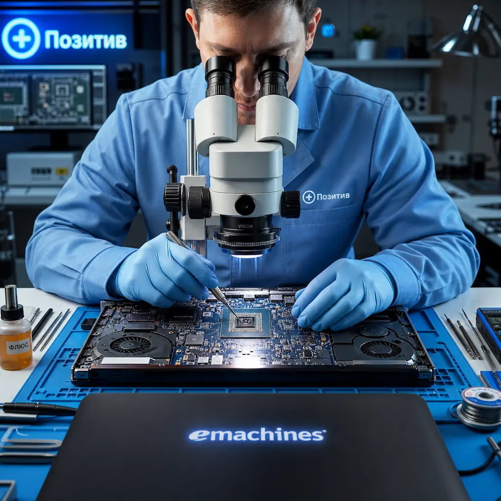 Замена видеокарты ноутбука Emachines в Егорьевске