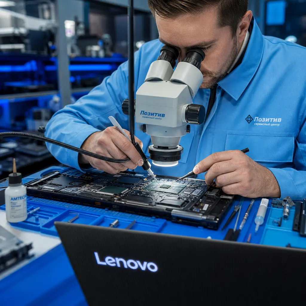 Замена видеокарты ноутбука Lenovo в Егорьевске