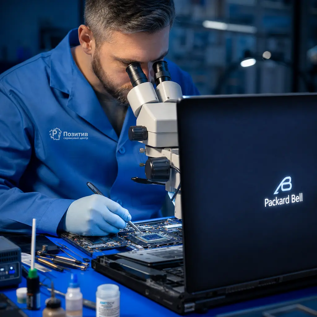 Замена видеокарты ноутбука Packard Bell в Егорьевске