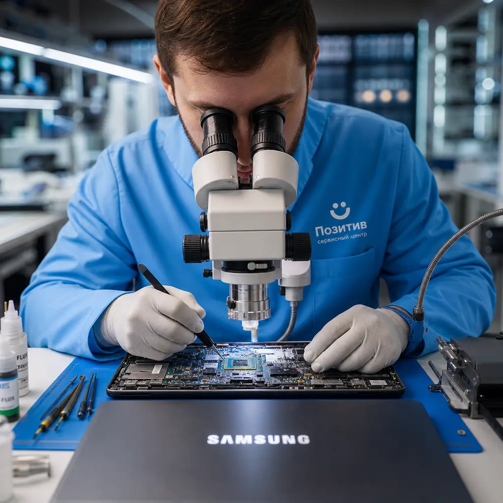 Замена видеокарты ноутбука Samsung в Егорьевске