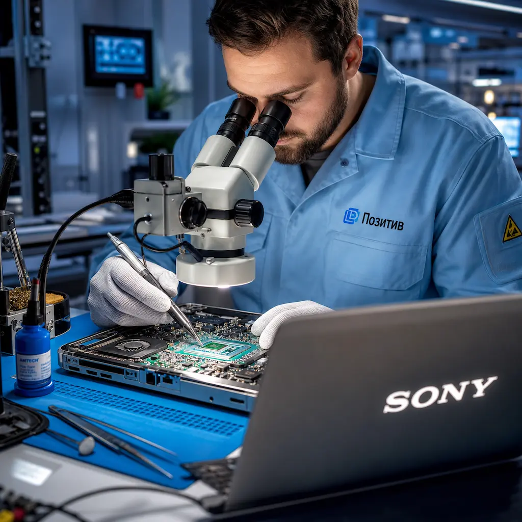 Замена видеокарты ноутбука Sony в Егорьевске