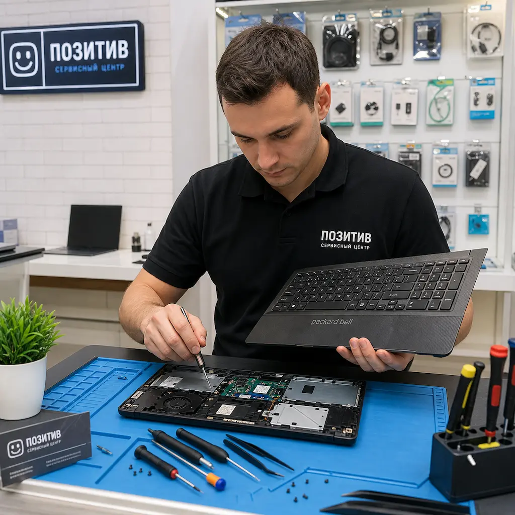 заменить клавиатуру на ноутбуке Packard Bell в Егорьевске