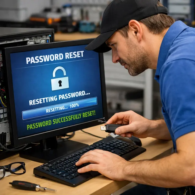 Сброс пароля от компьютера в Егорьевске