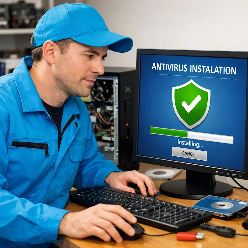 Установка антивируса на ноутбук в Егорьевске