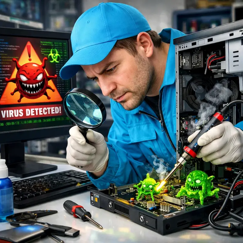 Вылечить компьютерный вирус в Егорьевске