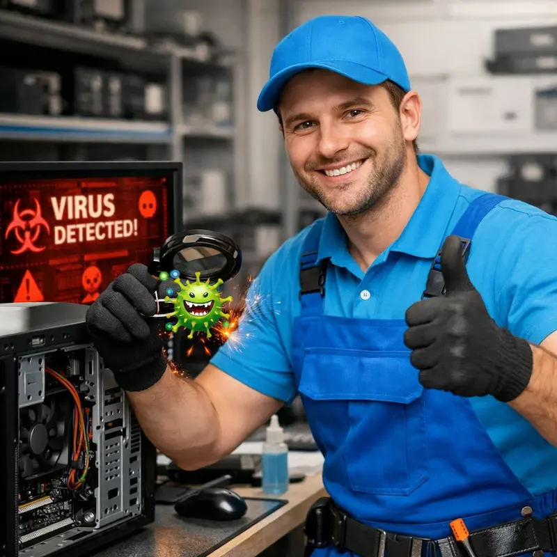 Удаление вирусов с компьютера в Егорьевске