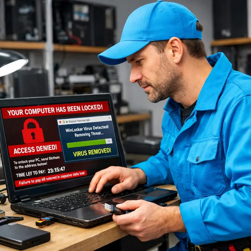 Поможем разблокировать компьютер и ноутбук в Егорьевске